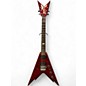 Used Dean Dime Razorback V Chrome Red Metallic Solid Body Electric Guitar thumbnail