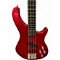 Used Donner DPJ-100 Candy Apple Red Electric Bass Guitar