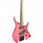 Used Nk Headless 7 Pink Solid Body Electric Guitar thumbnail