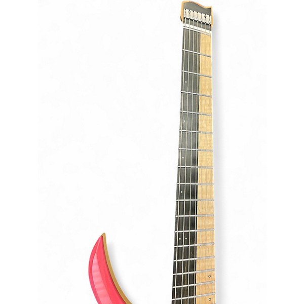 Used Nk Headless 7 Pink Solid Body Electric Guitar