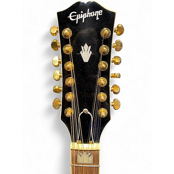 Used Epiphone J-200 2 Color Sunburst 12 String Acoustic Guitar