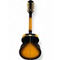 Used Epiphone J-200 2 Color Sunburst 12 String Acoustic Guitar