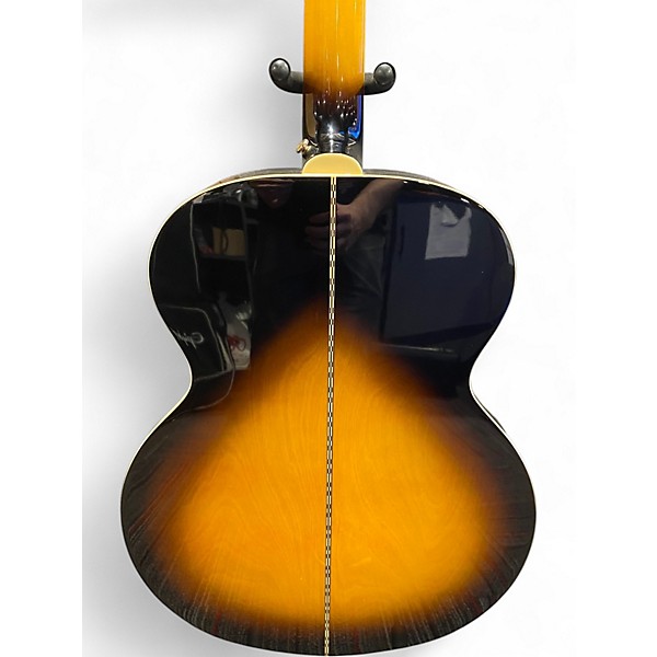 Used Epiphone J-200 2 Color Sunburst 12 String Acoustic Guitar