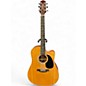 Used Takamine JASMINE ES33C Natural Acoustic Electric Guitar
