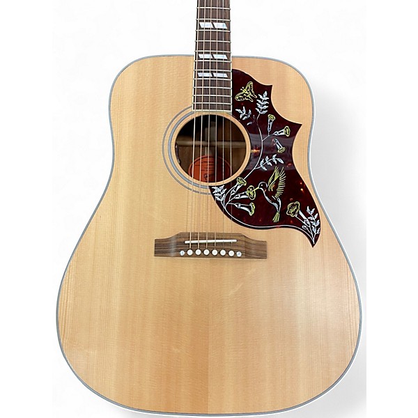 Used 2024 Gibson Hummingbird Faded Natural Acoustic Electric Guitar