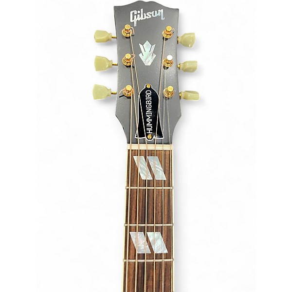 Used 2024 Gibson Hummingbird Faded Natural Acoustic Electric Guitar