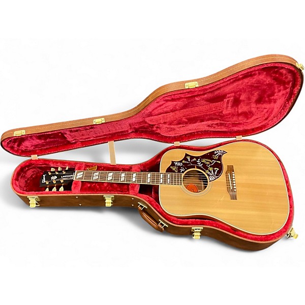 Used 2024 Gibson Hummingbird Faded Natural Acoustic Electric Guitar