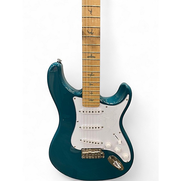 Used PRS SE Silver Sky Blue Solid Body Electric Guitar