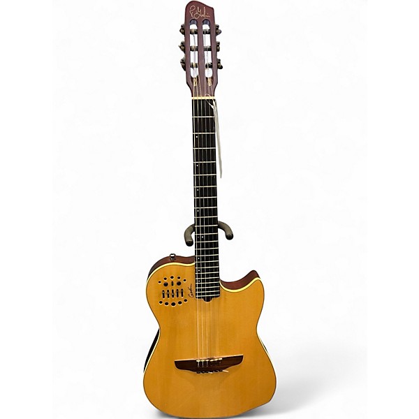 Used Godin Modded Multiac Nylon SA Natural Classical Acoustic Electric Guitar
