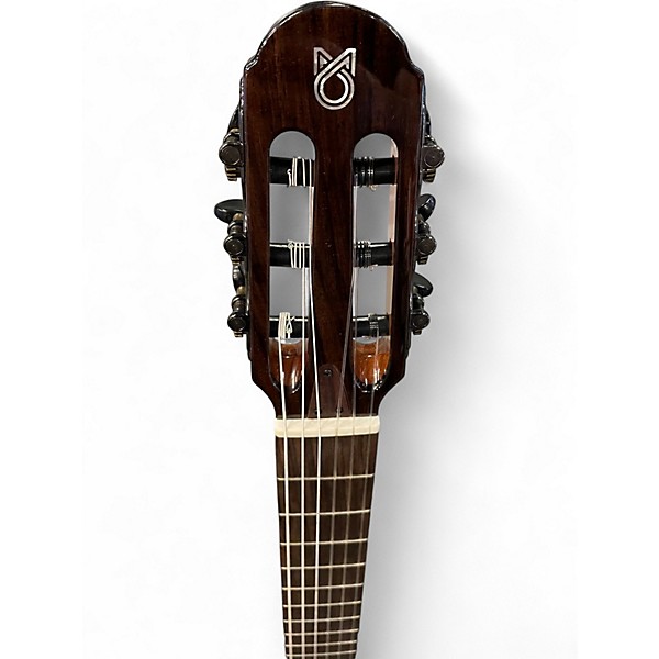 Used Martinez Hispania Transacoustic Trans Black Classical Acoustic Electric Guitar