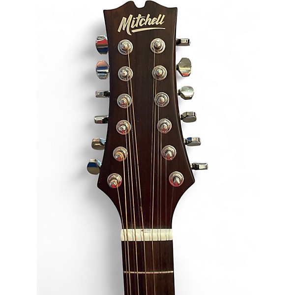 Used Mitchell T331TCE 2 Color Sunburst 12 String Acoustic Electric Guitar