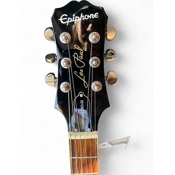 Used Epiphone LES PAUL TRAD PRO 3 Blue Solid Body Electric Guitar