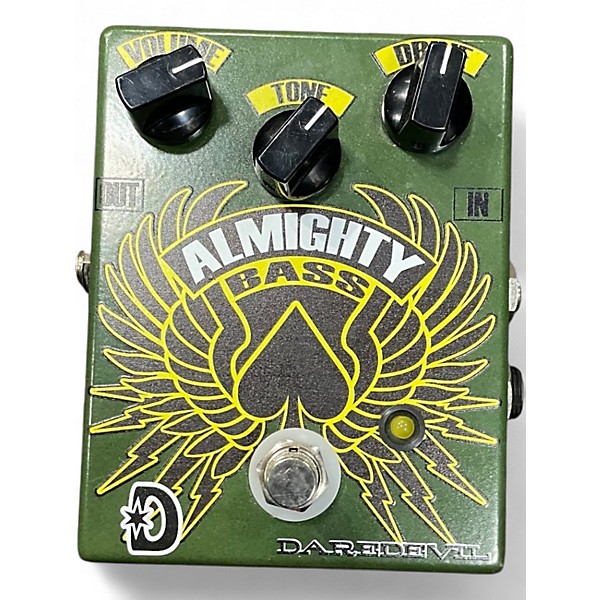 Used Daredevil Pedals almighty bass Effect Pedal