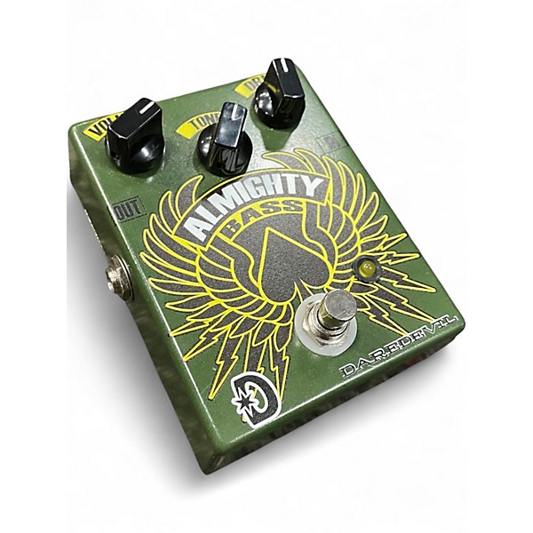 Used Daredevil Pedals almighty bass Effect Pedal