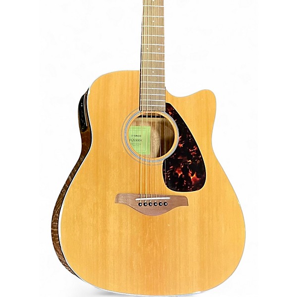 Used Yamaha FGX800C Natural Acoustic Electric Guitar