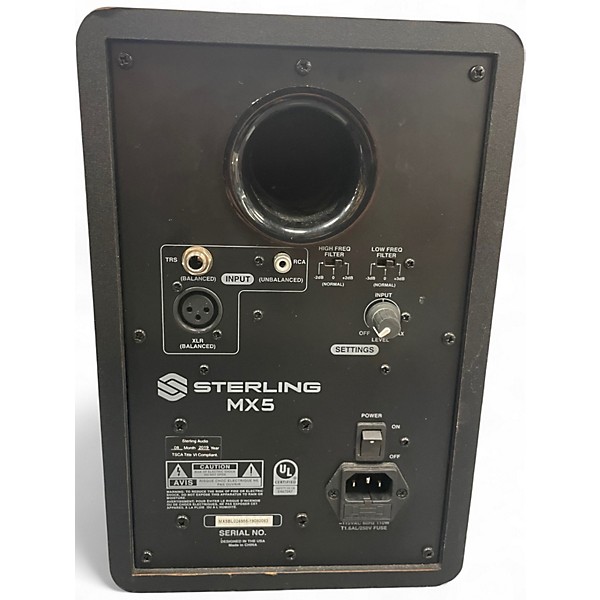 Used Sterling Audio MX5 Pair Powered Monitor