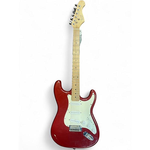 Used Rogue ST-4 Red Solid Body Electric Guitar