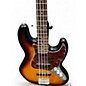 Used Squier Vintage Modified Jazz Bass 3 Tone Sunburst Electric Bass Guitar