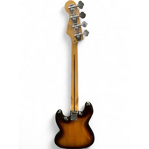 Used Squier Vintage Modified Jazz Bass 3 Tone Sunburst Electric Bass Guitar