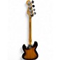 Used Squier Vintage Modified Jazz Bass 3 Tone Sunburst Electric Bass Guitar