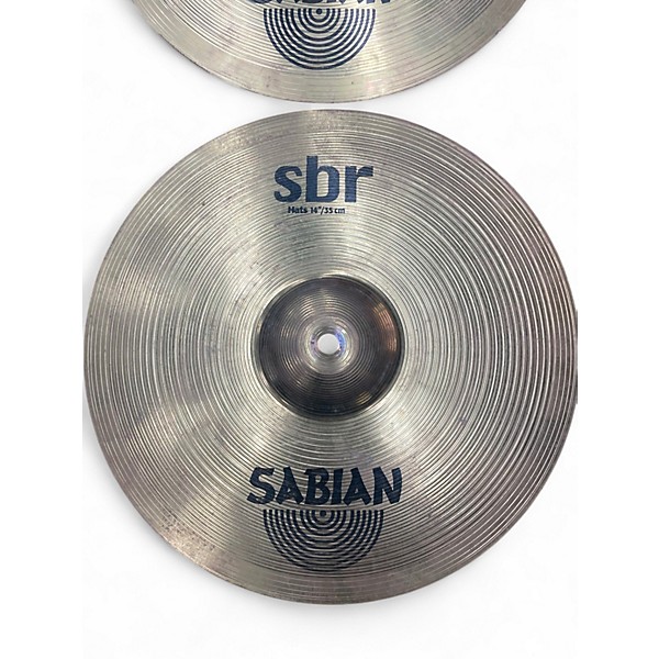 Used SABIAN 14in SBR Hi Hat Pair Cymbal