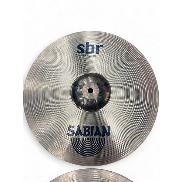 Used SABIAN 14in SBR Hi Hat Pair Cymbal