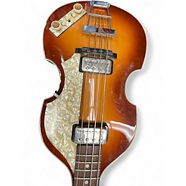 Used Hofner 62 500/1 2 Tone Sunburst Electric Bass Guitar