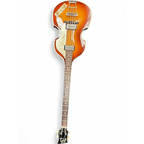 Used Hofner 62 500/1 2 Tone Sunburst Electric Bass Guitar