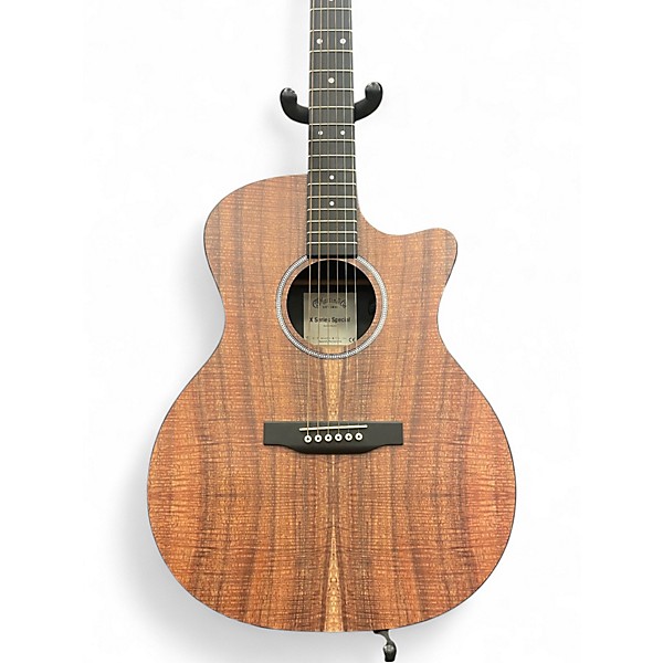 Used Martin GPC-X1E All Koa Natural Acoustic Electric Guitar