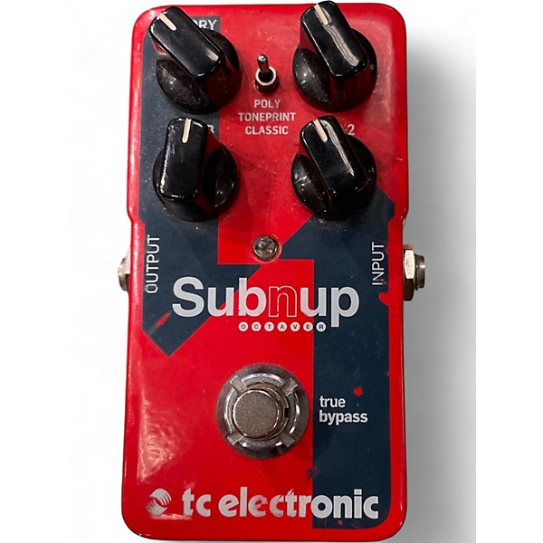 Used TC Electronic Subnup Octaver Effect Pedal