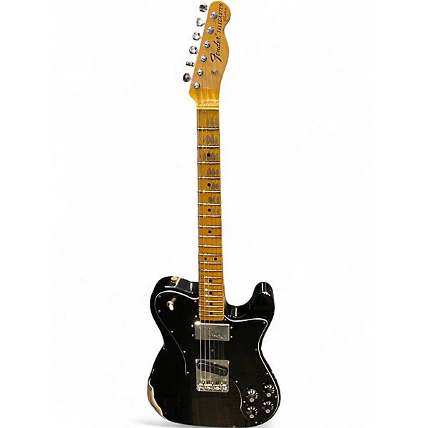 Used 2020 Fender Ltd Tele Relic 70s Black Solid Body Electric Guitar