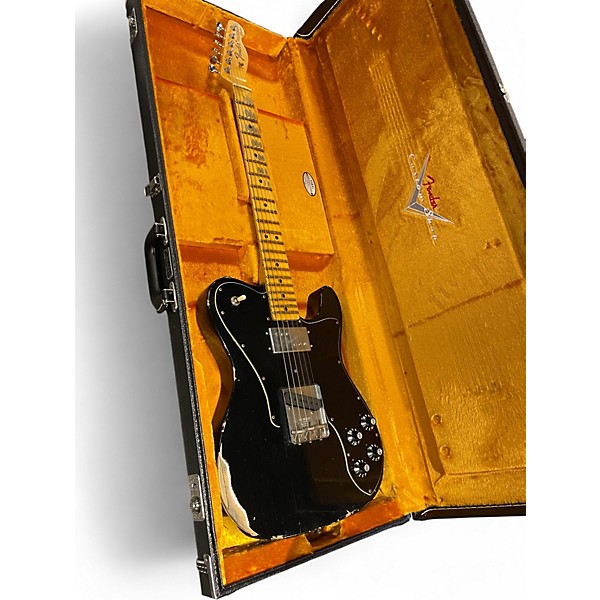 Used 2020 Fender Ltd Tele Relic 70s Black Solid Body Electric Guitar
