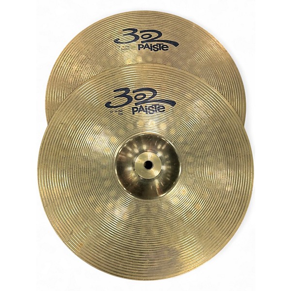 Used Paiste 14in 302 Hi Hat Pair Cymbal