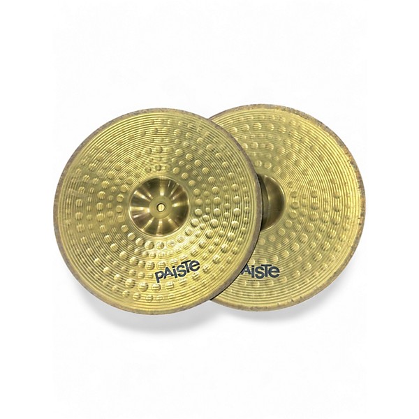 Used Paiste 14in 302 Hi Hat Pair Cymbal