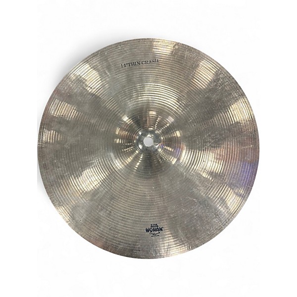 Used Wuhan Cymbals & Gongs 14in Thin Crash Cymbal