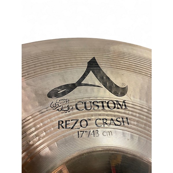 Used Zildjian 17in A Custom Rezo Crash Cymbal