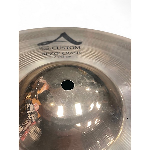 Used Zildjian 17in A Custom Rezo Crash Cymbal