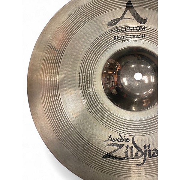 Used Zildjian 17in A Custom Rezo Crash Cymbal