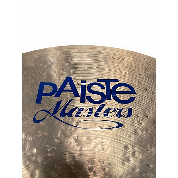 Used Paiste Masters 20in Mellow Ride Cymbal