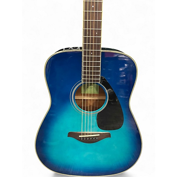 Used Yamaha FG820 Blue Burst Acoustic Guitar