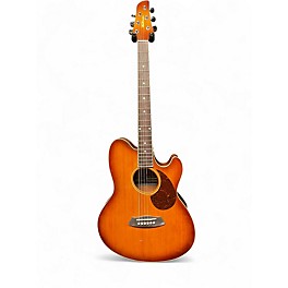 Used Ibanez TCY10E Talman Vintage Sunburst Acoustic Electric Guitar