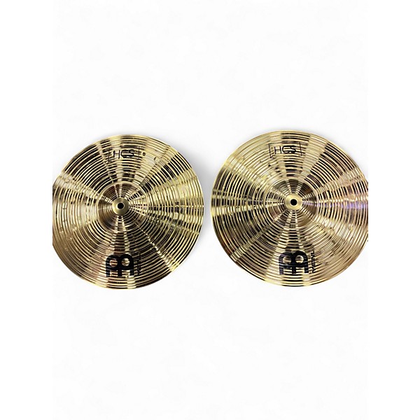Used MEINL 13in HCS Hi Hat Pair Cymbal