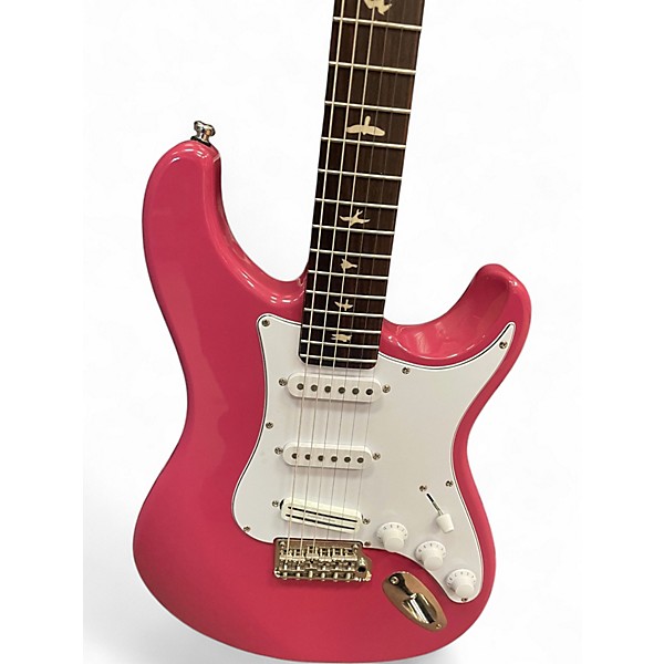 Used PRS SE Silver Sky red Solid Body Electric Guitar