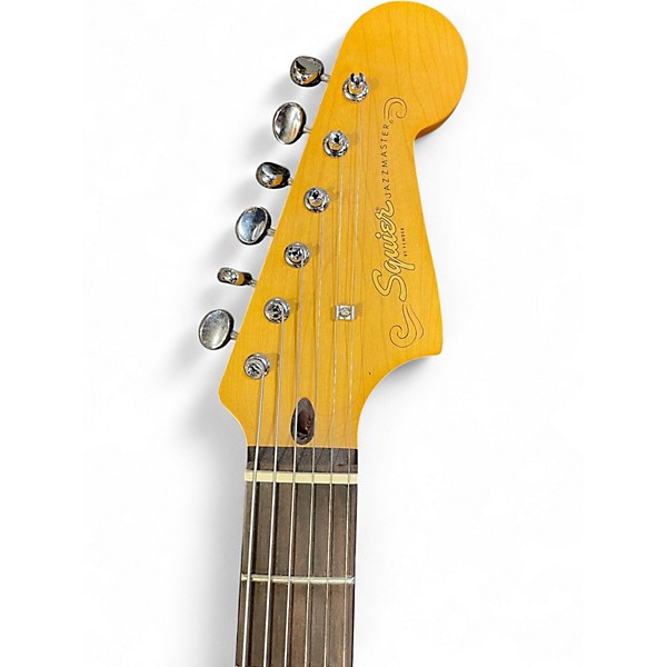 Used Squier J Mascis Jazzmaster white Solid Body Electric Guitar