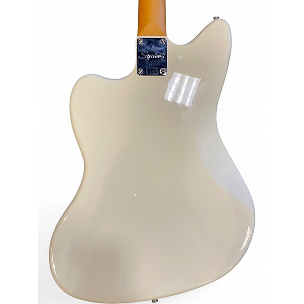 Used Squier J Mascis Jazzmaster white Solid Body Electric Guitar