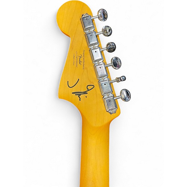 Used Squier J Mascis Jazzmaster white Solid Body Electric Guitar