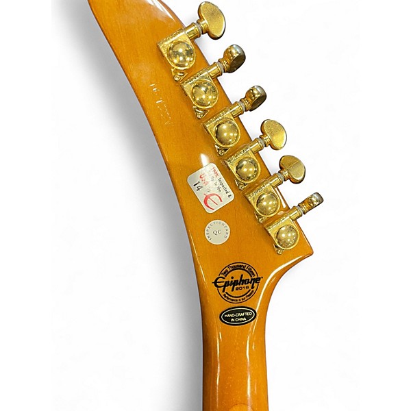 Used Epiphone Explorer Korina Solid Body Electric Guitar