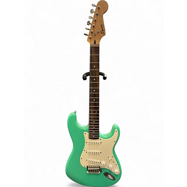Used Squier Bullet Stratocaster Seafoam Green Solid Body Electric Guitar
