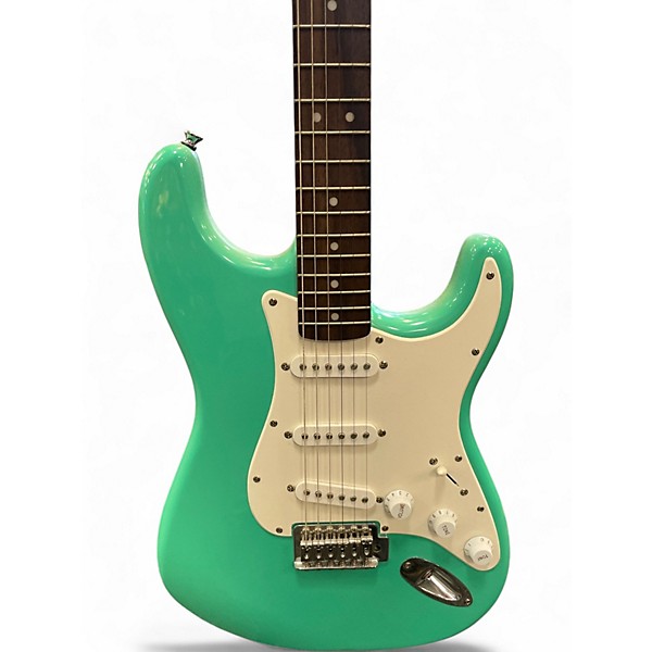 Used Squier Bullet Stratocaster Seafoam Green Solid Body Electric Guitar