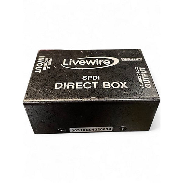 Used Livewire SPDI PASSIVE DIRECT BOX Direct Box